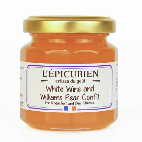 L'Epicurien White Wine & Williams Pear Confit 125g