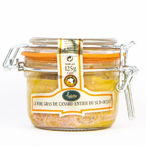 Valette Foie Gras de Canard Entier 125g