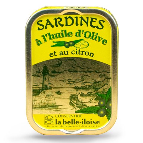 Belle Iloise Sardines Olive Oil and Lemon 115g