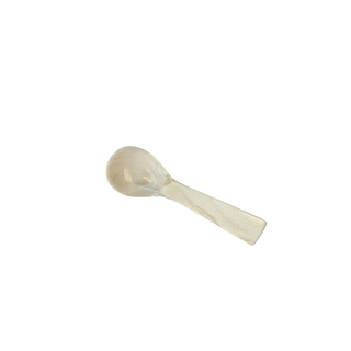 Caviar spoon - shell+wood x 1