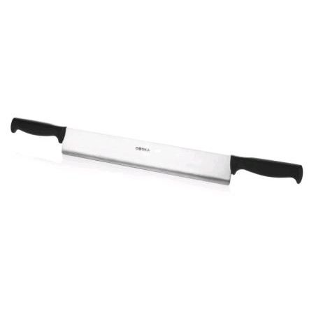 Boska Straight Cheese Knife 360mm 2 Black Handle