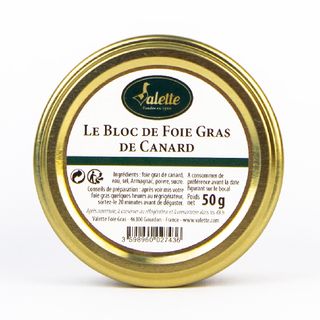 Bloc de foie gras d'oie - 130g - L'ANSER foie gras