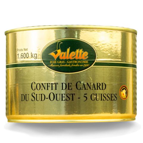 Valette Confit de Canard 5 leg