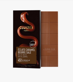 Cluizel Tablette Lait 45% & Caramel Beurre Sale