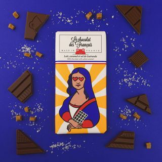 Chocolat des Francais Joconde Milk Choc/Salted Caramel 80g