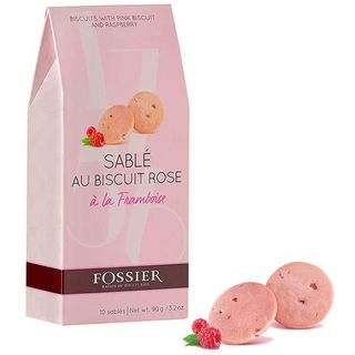 Fossier Pink Raspberry Shortbread Biscuits 110g