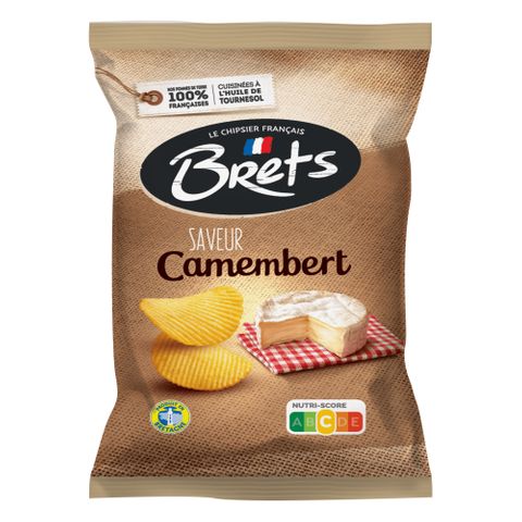 Brets Camembert Chips 125g
