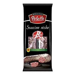 Polette Saucisse Seche courbe Label Rouge 250g