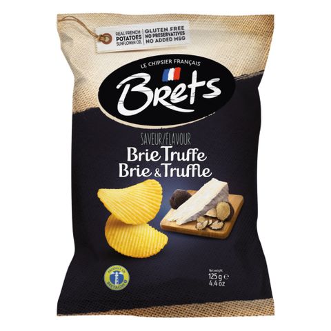 Brets Truffle Brie Chips 125g
