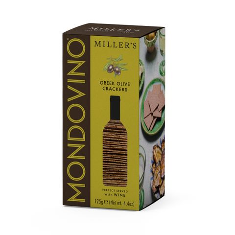 Miller's Mondovino Greek Crackers 125g
