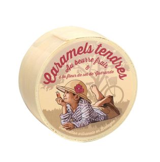 Mini Wooden Box Salted Butter Caramel 50g