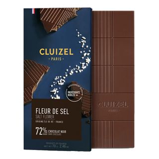 Cluizel Dark Chocolate Fleur de Sel Bar 70g