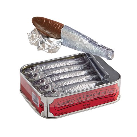 Cluizel Tin of Sardines Vanuari Milk Chocolate 39% 75g