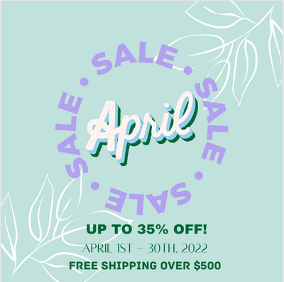 April Sale - Up to 35% Off!