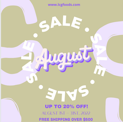 August Promotions - Up to 20% off!