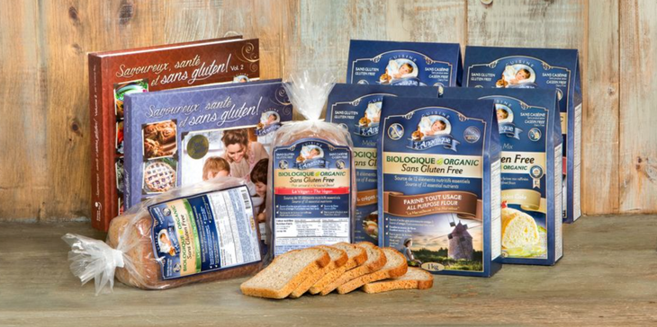 Cuisine L'Angelique gluten-free organic bake mixes & flours.