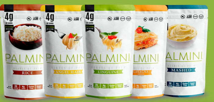 Palmini pasta, rice, mashed potato full product range