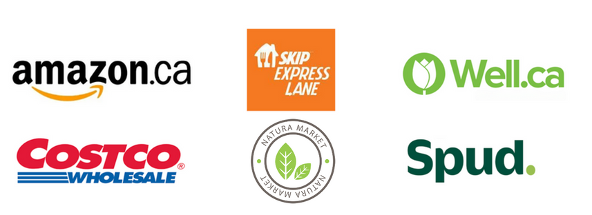 Logos of leading e-commerce retailers and platforms