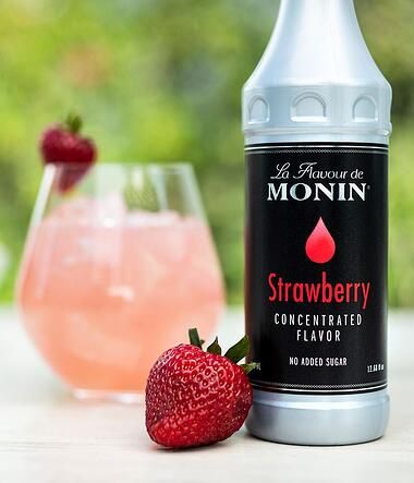 Monin concentrated flavours natural syrups