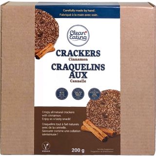 CLEAN EATING CRACKER CINNAMON 200G