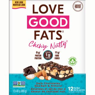 LGF BAR CHEWY NUTTY DARK CHOCO SSALT & ALMOND 40G CTN12