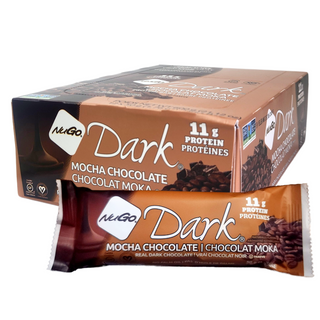 NUGO DARK BAR MOCHA CHOCOLATE 45G CS12