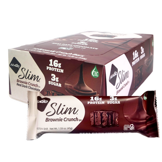 NUGO SLIM BAR BROWNIE CRUNCH 45G CTN12