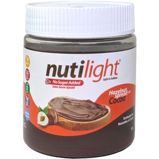 NUTILIGHT HAZELNUT SPREAD WITH COCOA 312G