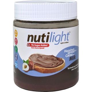 NUTILIGHT HAZELNUT SPREAD WITH COCOA AND MILK 312G