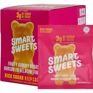 SMARTSWEETS GUMMY BEARS FRUITY 50G CTN12