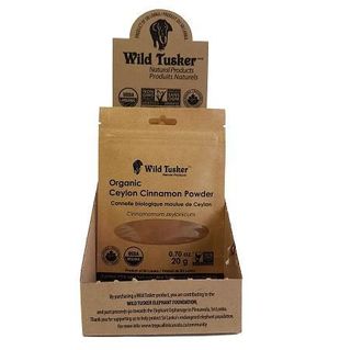 TUSKER ORGNC CINNAMON POWDER 20G CTN12