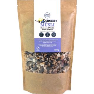 CLEAN EATING MUESLI BLUEBERRY & VANILLA 500G