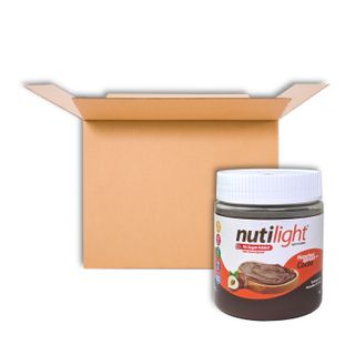 NUTILIGHT HAZELNUT SPREAD WITH COCOA 312G CS6