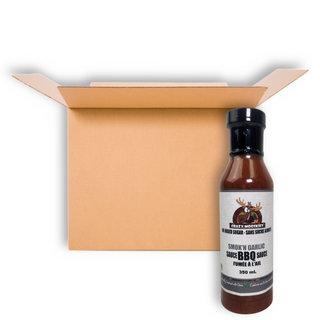 CRZY MSKIES BBQ SAUCE SMKNGRLC 350ML CS12