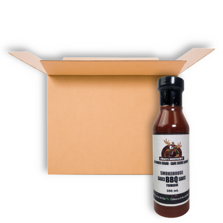 CRZY MSKIES BBQ SAUCE SMOKEHSE 350ML CS12