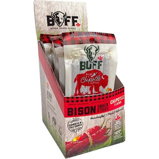 BUFF BISON SNACK STICK CHIPOTLE 125G CTN12