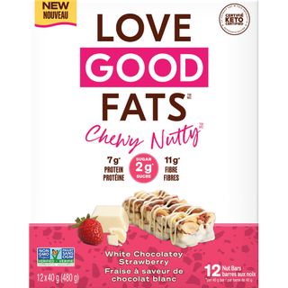 LGF BAR CHEWY NUTTY WHT CHOCOLATEY STRWBRY 40G CTN12