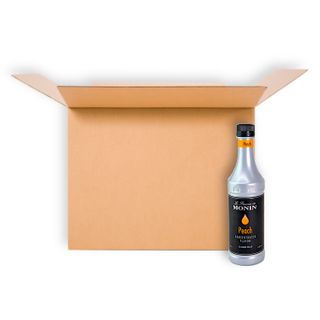 MONIN CONCENTRATED FLAVOUR PEACH 375ML CS4 DISCO