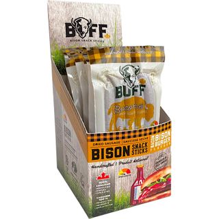 BUFF BISON SNACK BACON BURGER 125G CTN12