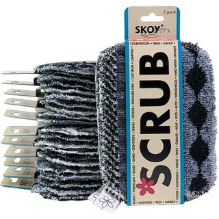 SKOY SCRUB DESIGN MONOCHROMATIC 2PK CTN12