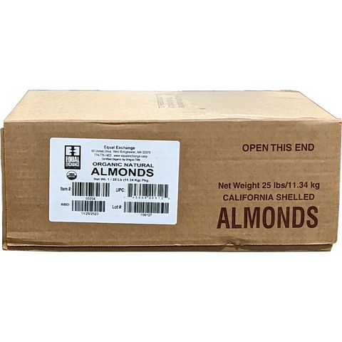 Equal Exchange Organic Raw Almonds Bulk (Foodservice Size)