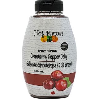 HOT MAMAS JELLY SQUEEZIE SPICY CRANBERRY PEPPER 300ML