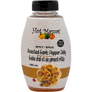 HOT MAMAS JELLY SQUEEZIE SPICY ROASTED GARLIC PEPPER 300ML