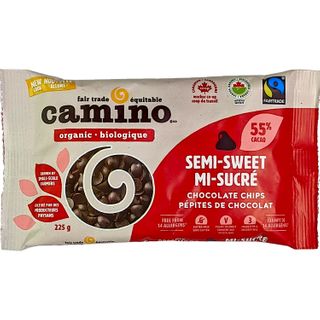 CAMINO 55% DARK CHOC CHIPS SEMI-SWEET 225G