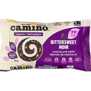 CAMINO 71% DARK CHOC CHIPS BITTERSWEET 225G