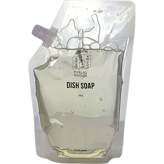 PUBLIC GOODS MANDARIN BASIL DISH SOAP REFILL 34 FL.OZ / 1L