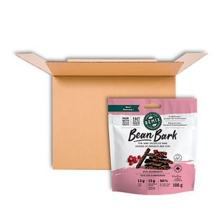 REMIX SNACKS BEAN BARK DARK CHOC CRANBERRIES 100G CS8