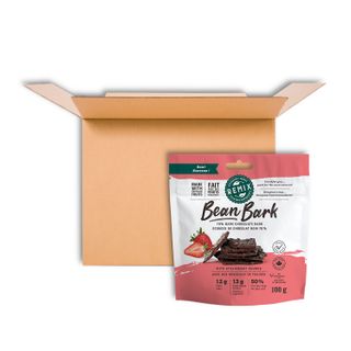 REMIX SNACKS BEAN BARK DARK CHOC STRAWBERRY 100G CS8