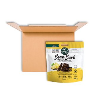 REMIX SNACKS BEAN BARK DARK CHOC PINEAPPLE 100G CS8