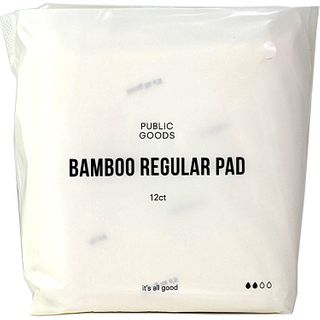 PUBLIC GOODS REGULAR BAMBOO PADS 12CT